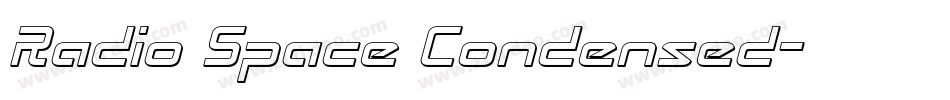 Radio Space Condensed字体转换